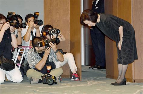 In Japanese showbiz, the sins of the son visit the mother.